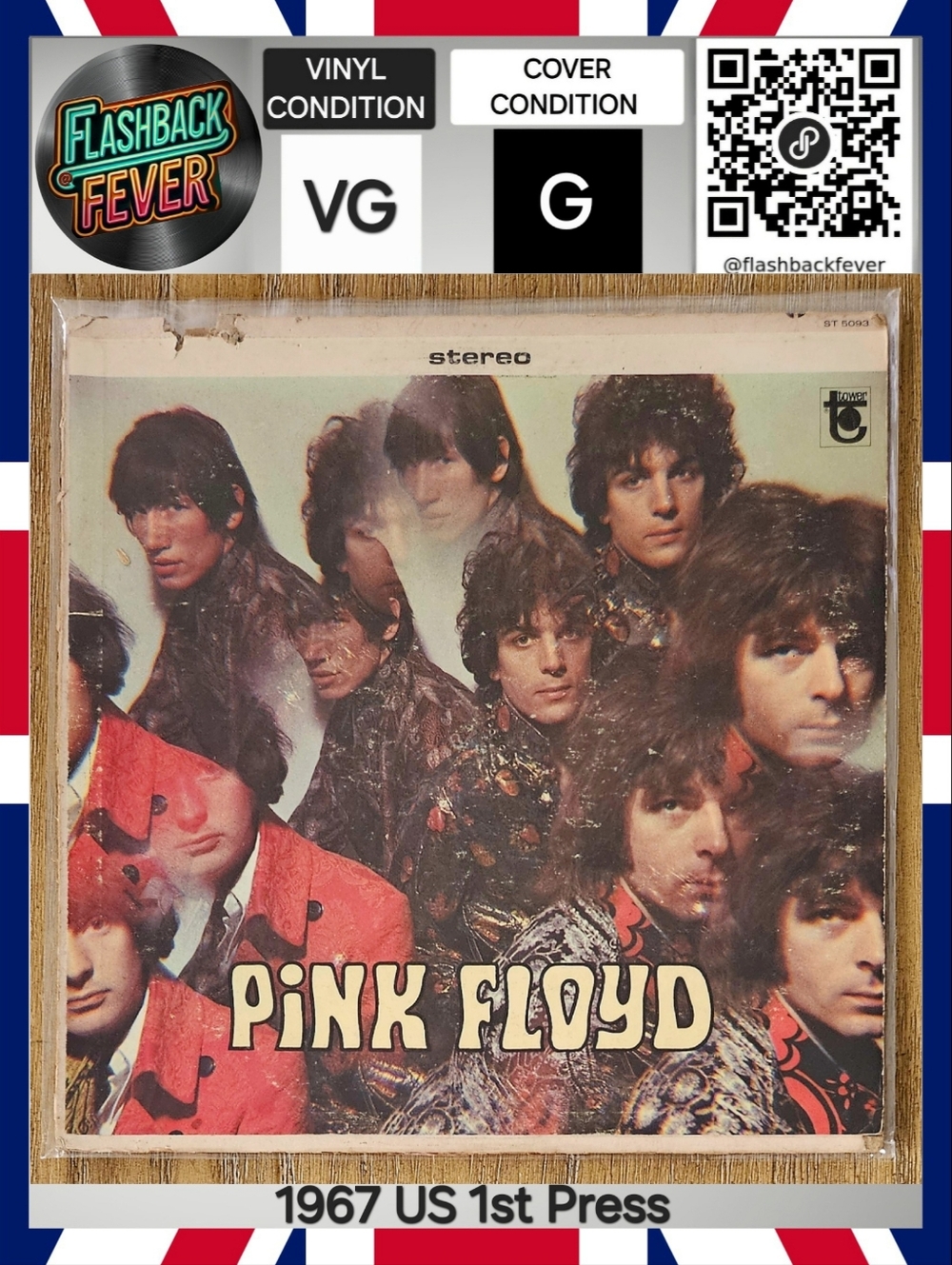 PINK FLOYD•The Piper At The Gates Of Dawn•1967 US Stereo (#ST 5093)•Scranton Pr